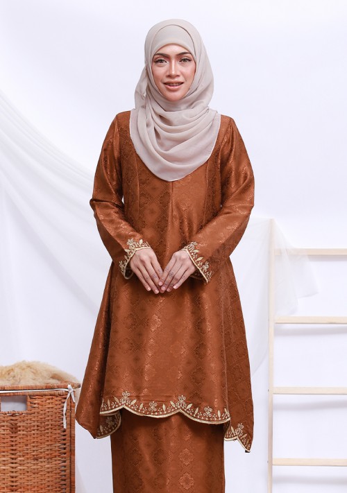 Kurung Che Fatima - Copper Brown