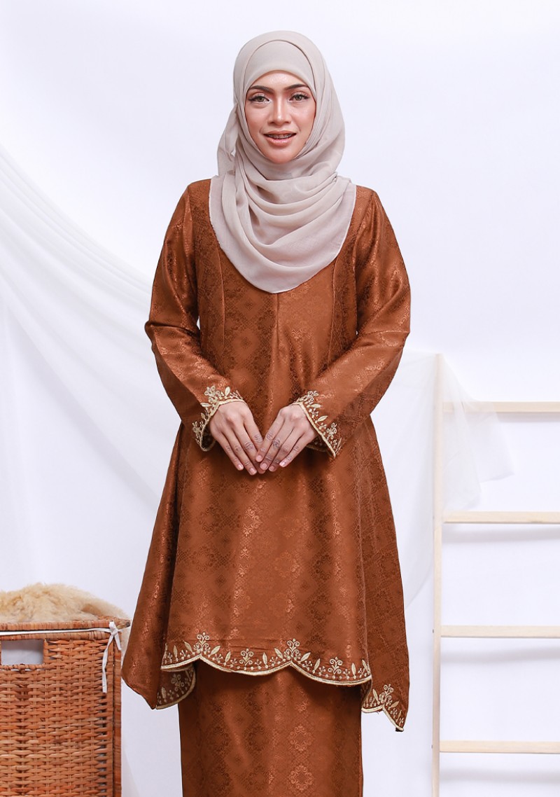 Kurung Che Fatima - Copper Brown