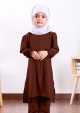 Suit Nur Zakiya Kids - Dark Choc