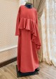 Jubah Lala Kids - Dark Orange
