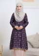 Kurung Sri Tulip - Dark Purple