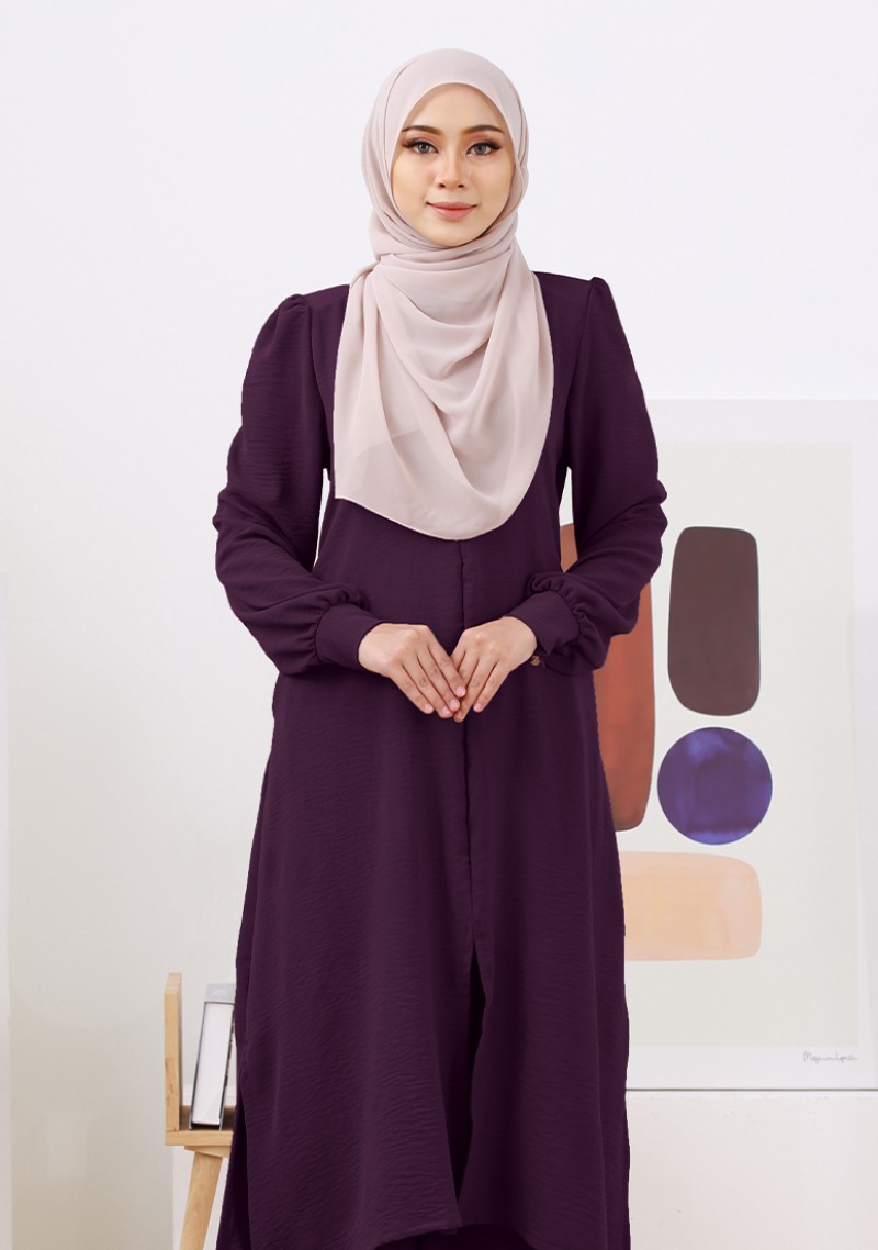 Suit Nur Zakiya - Purple