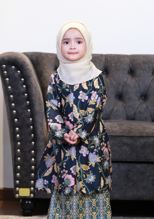 Kurung Dang Tiara Kids - Deep Green
