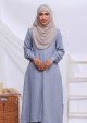 Suit Zakiya Linen - Denim Blue