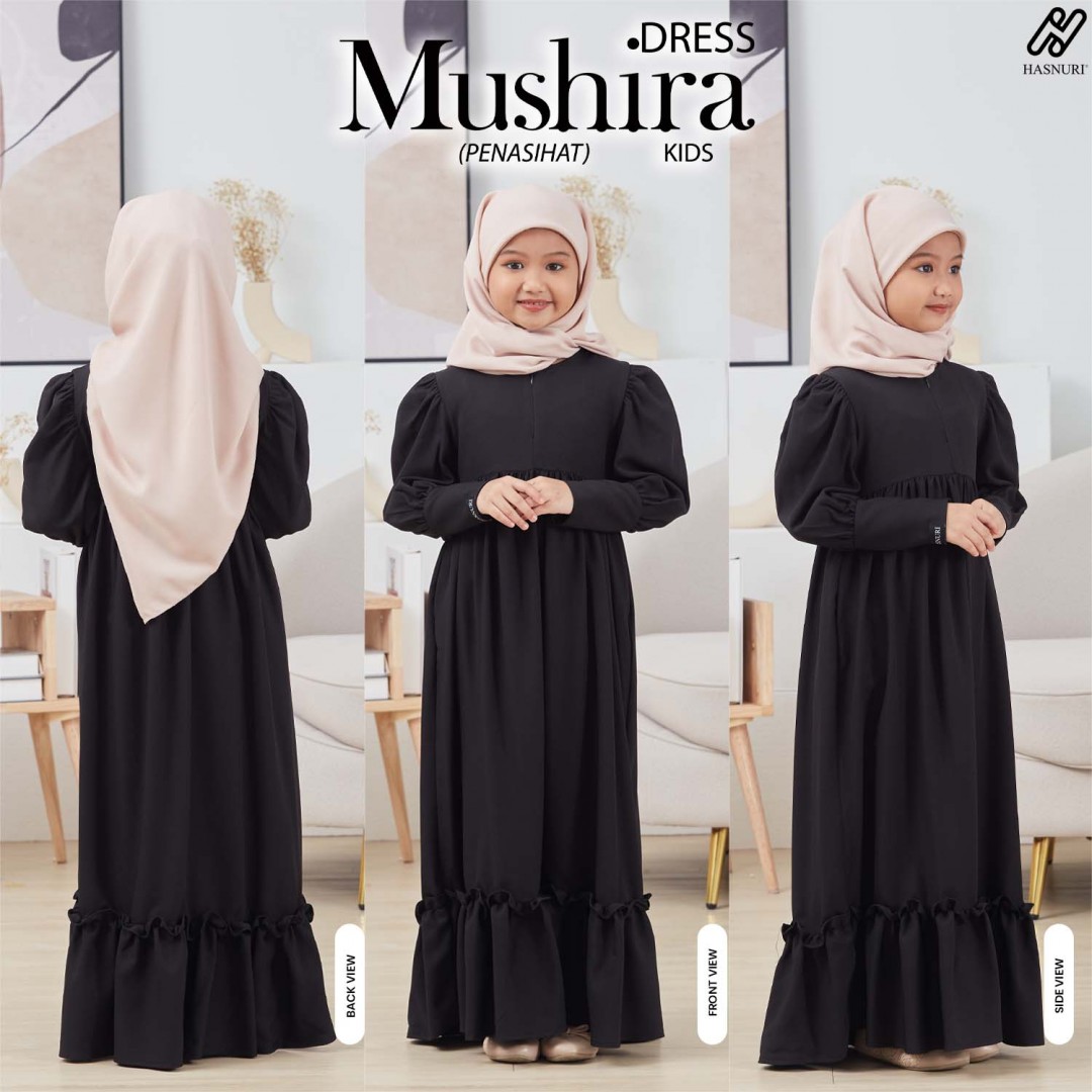 Dress Mushira Kids - Black