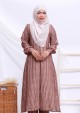 Suit Zakiya Printed - Dusty Pink