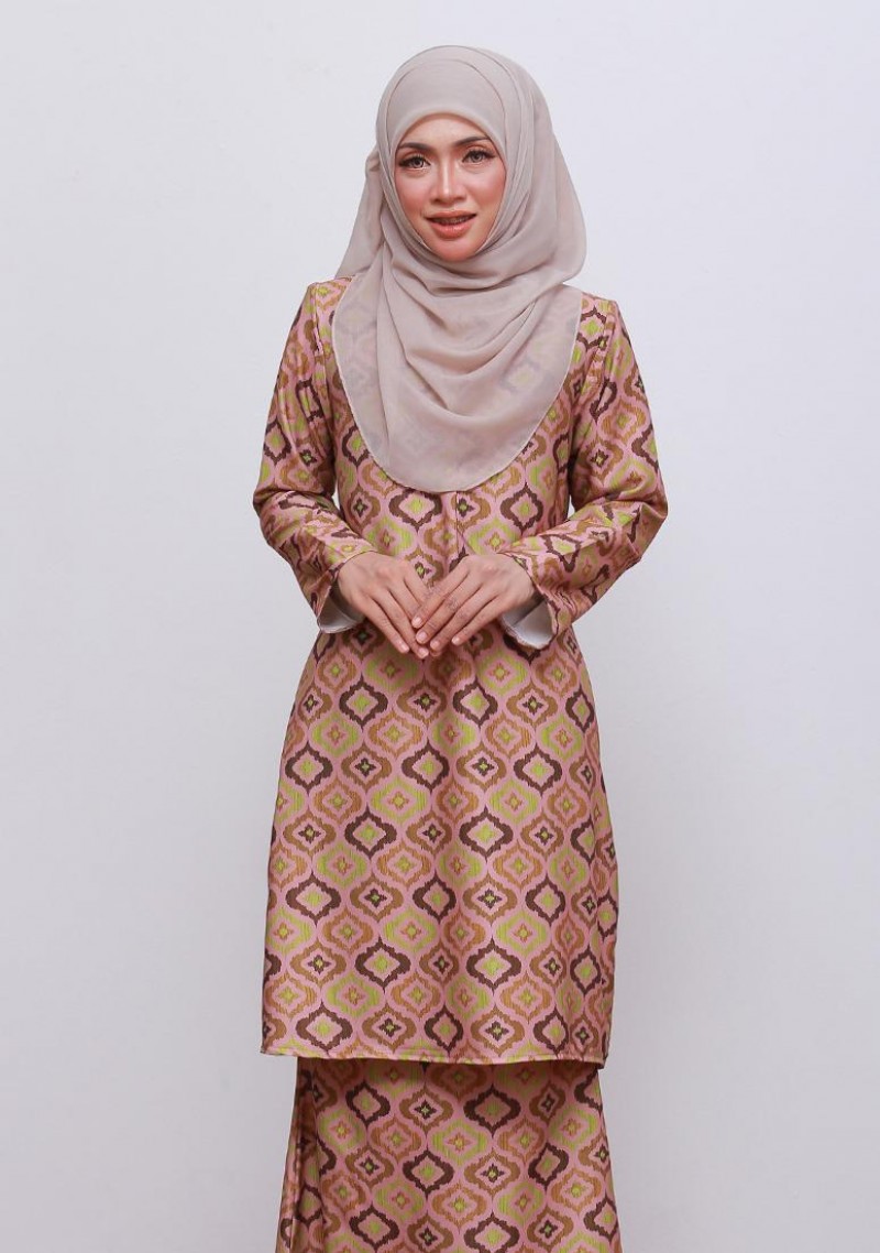 Kurung Che Durrah - Dusty Pink
