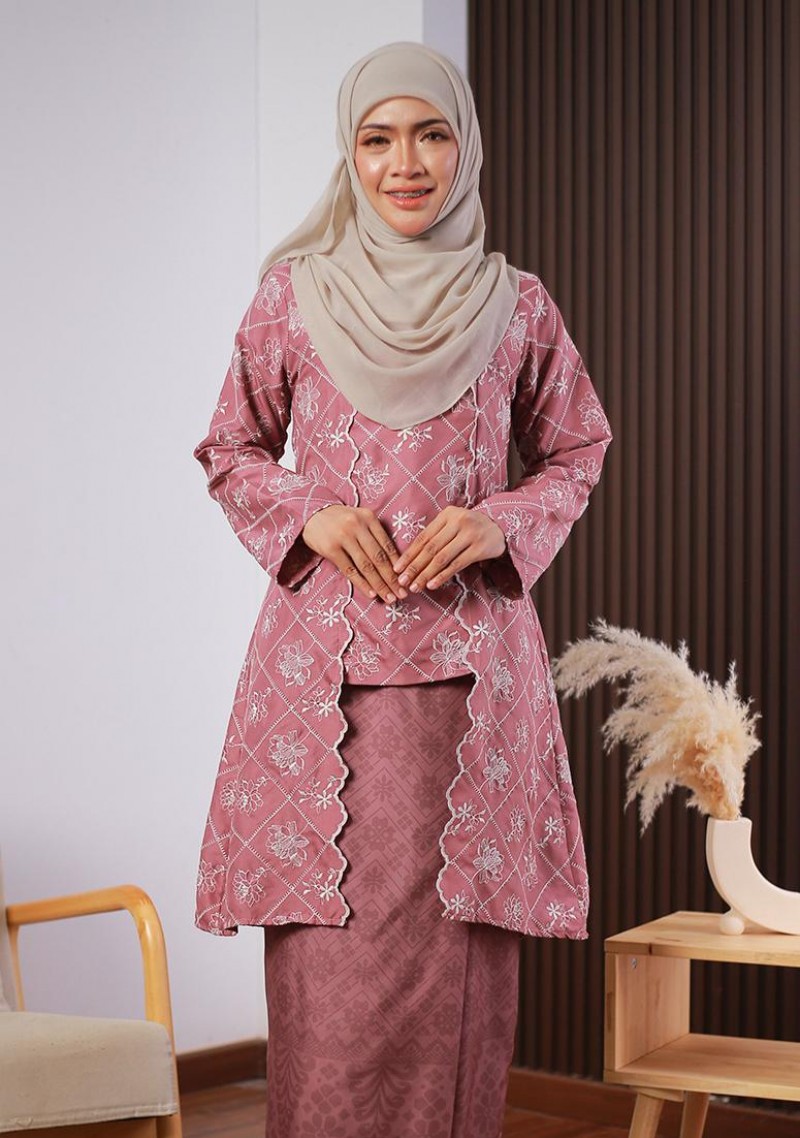 Kebaya Rozita - Dusty Purple