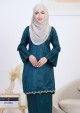 Kurung Wan Sofea - Emerald Green