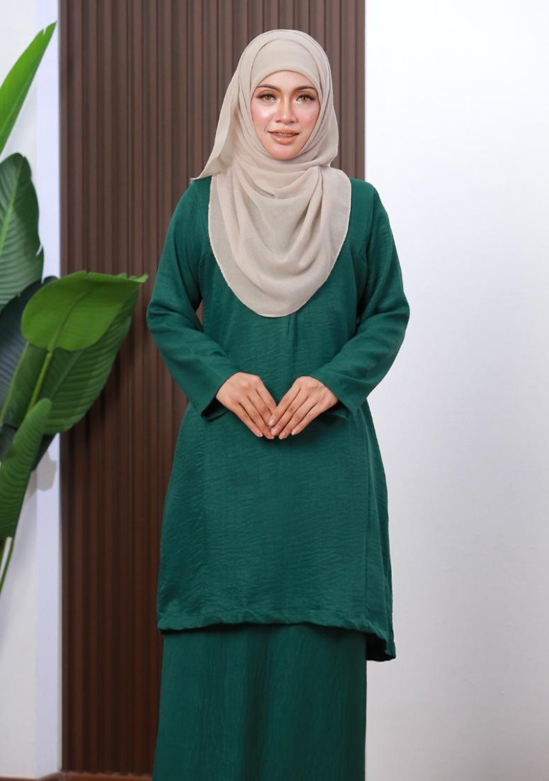 Kurung Azwa - Emerald Green