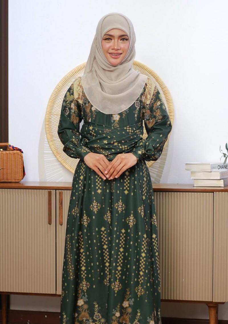 Dress Mihana - Emerald Green