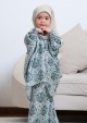 Kurung Wan Naila Kids - Emerald Green