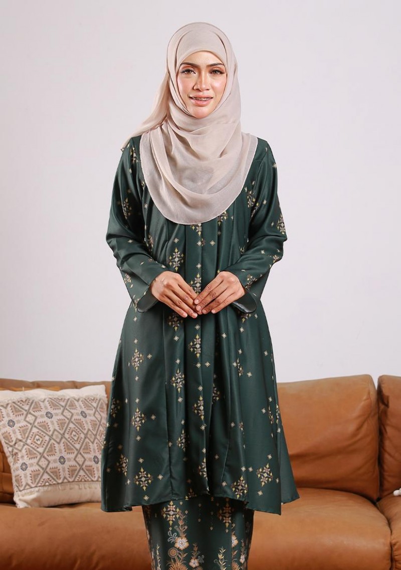 Kebaya Che Mahani - Emerald Green