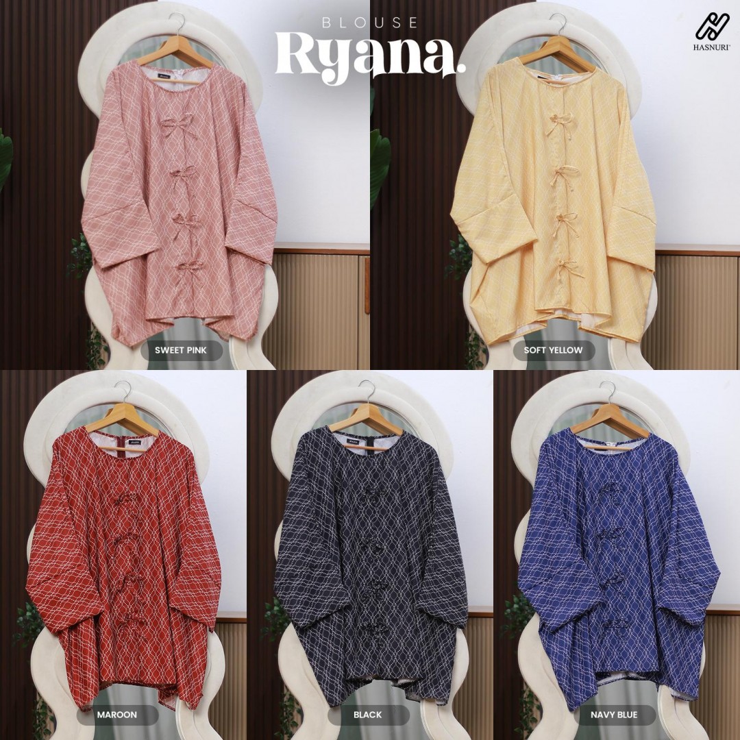Blouse Ryana - Navy Blue