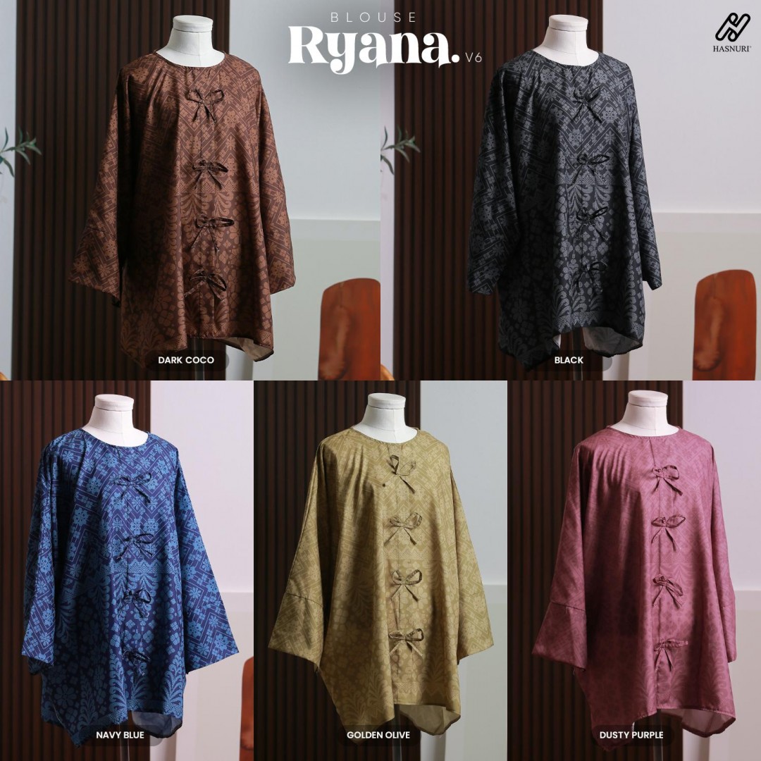 Blouse Ryana V6 - Golden Olive
