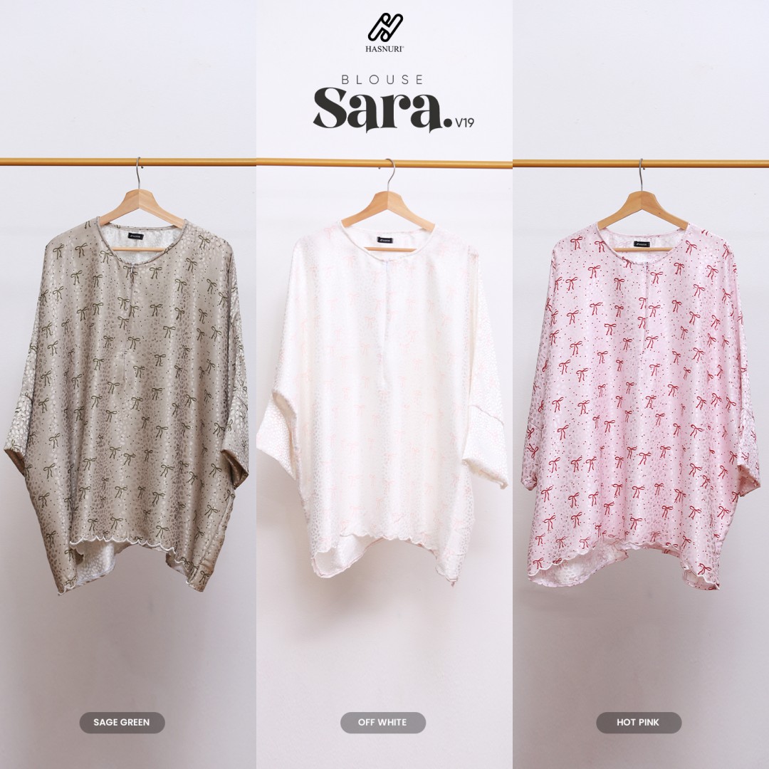 Blouse Sara V19 - Sage Green