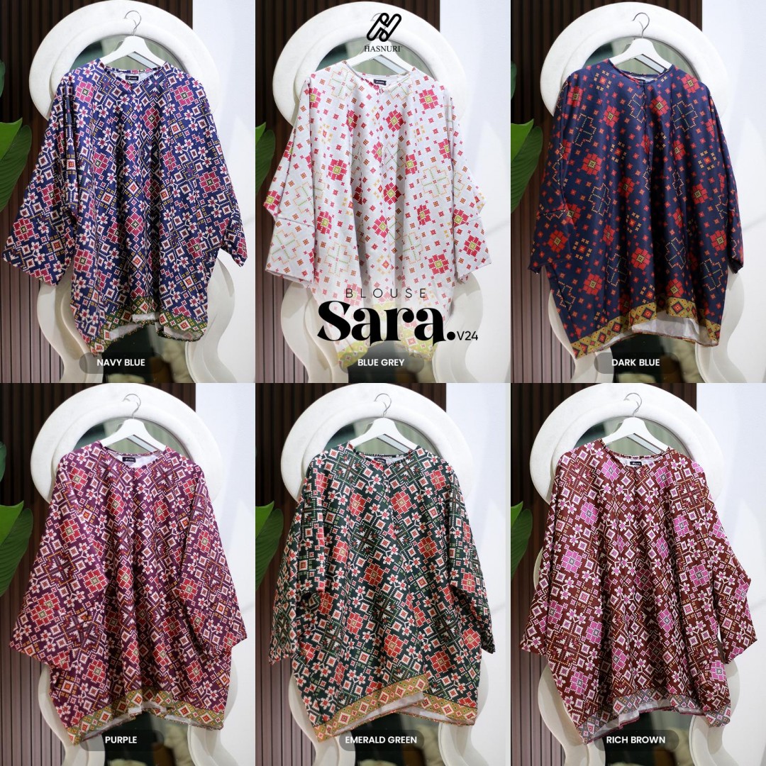 Blouse Sara V24 - Dark Blue