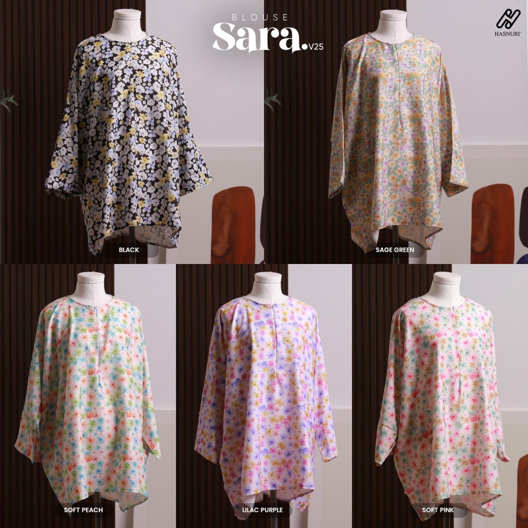 Blouse Sara V25 - Black