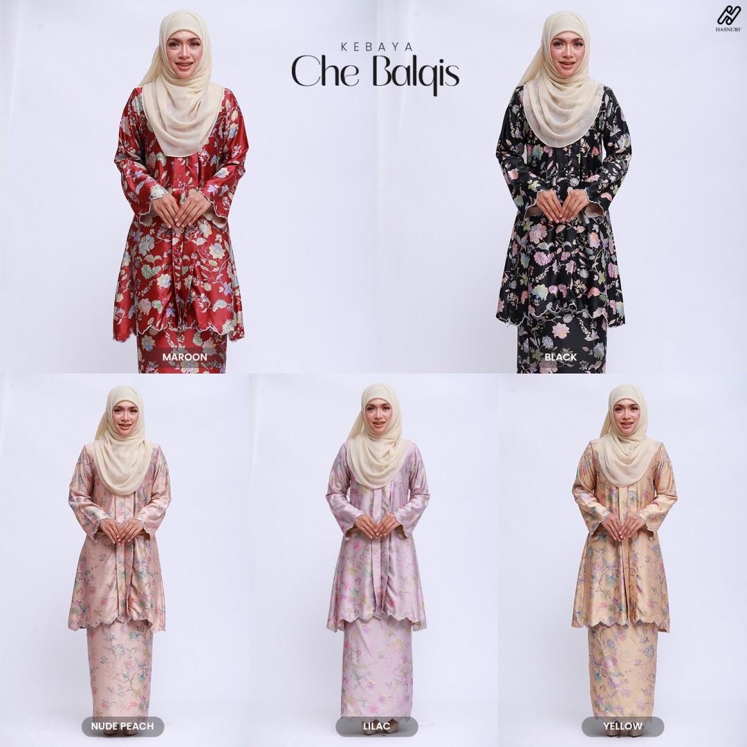 Kebaya Che Balqis - Black