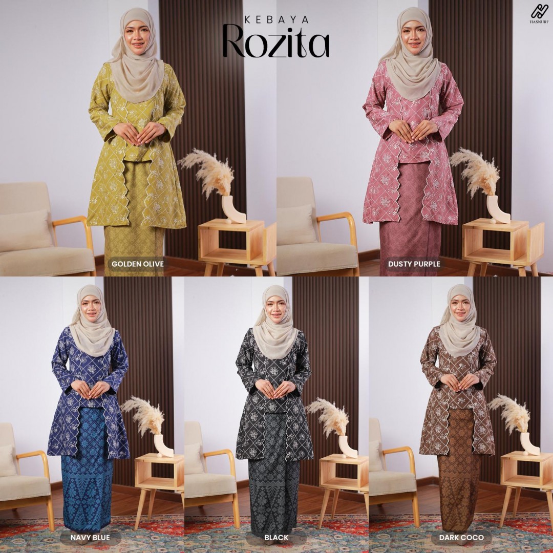 Kebaya Rozita - Dark Coco