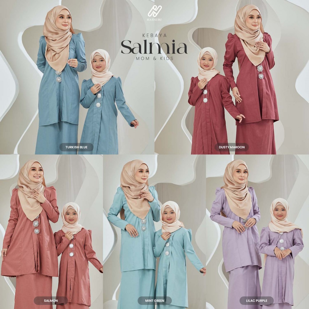 Kebaya Salmia - Turkish Blue