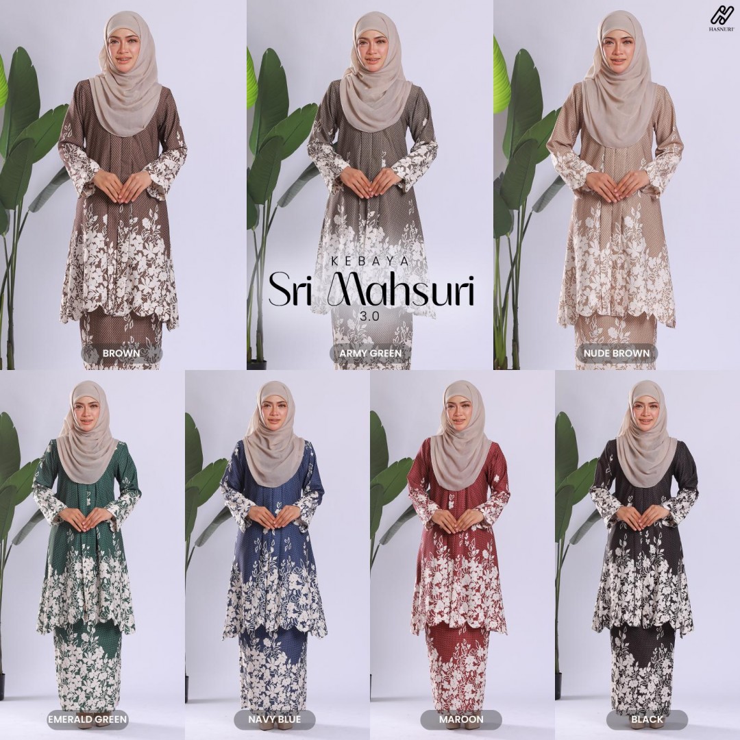 Kebaya Sri Mahsuri 3.0 - Brown
