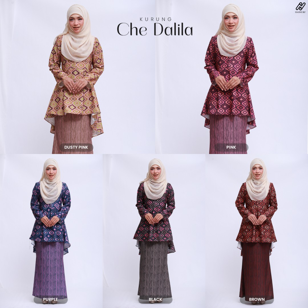 Kurung Che Dalila - Brown