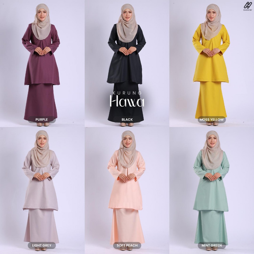 Kurung Hawa - Purple