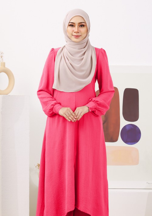 Suit Nur Zakiya - Fuschia Pink