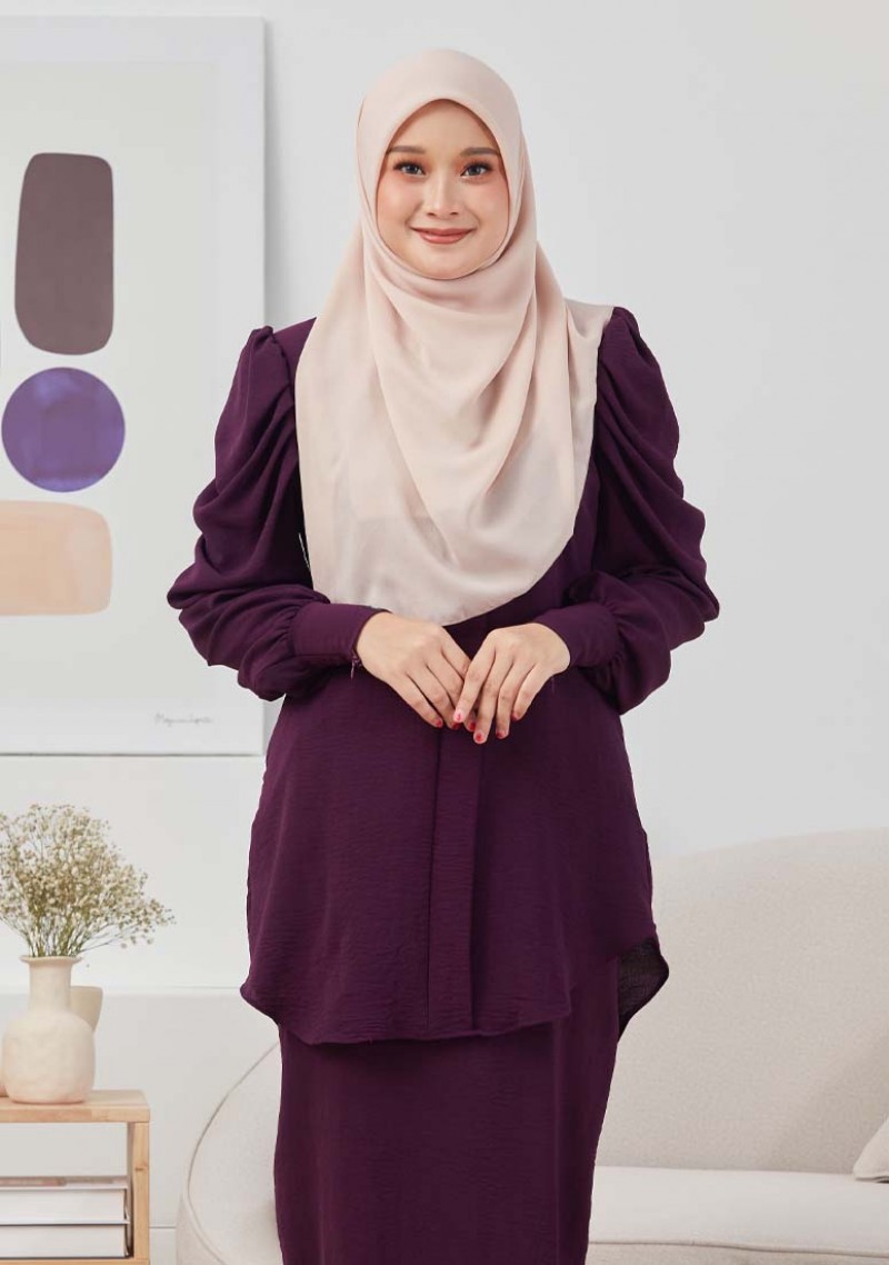 Kurung Farzana - Purple