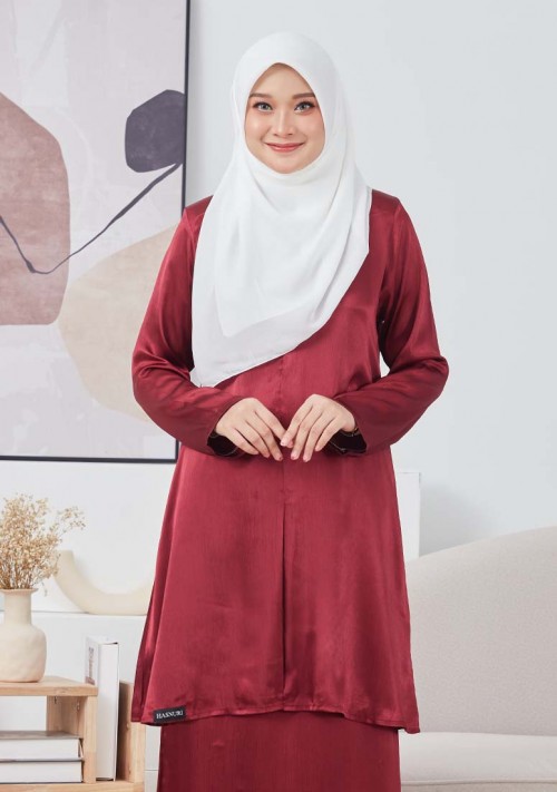 Kurung Malihah - Maroon