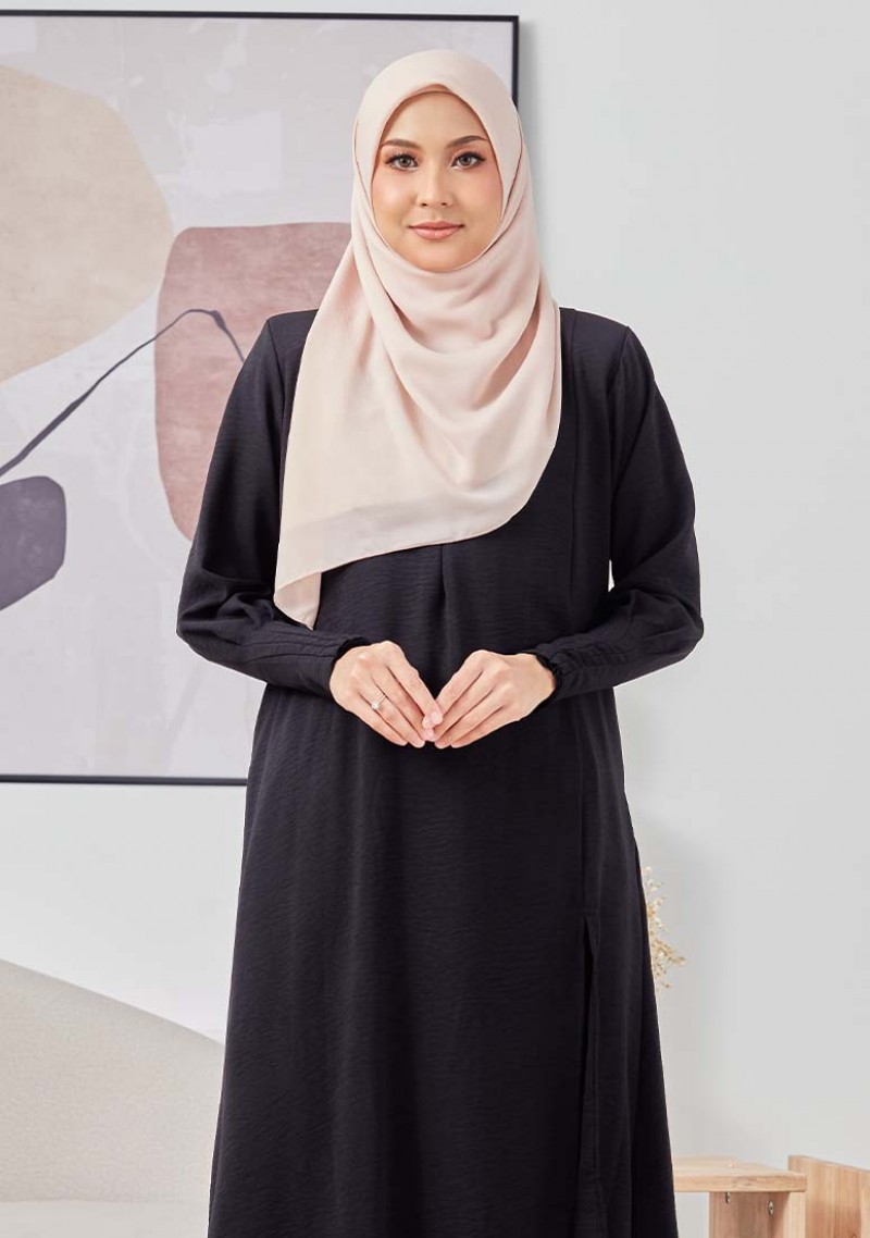 Kurung Muazara - Black