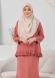 Kurung Wawa - Deep Peach