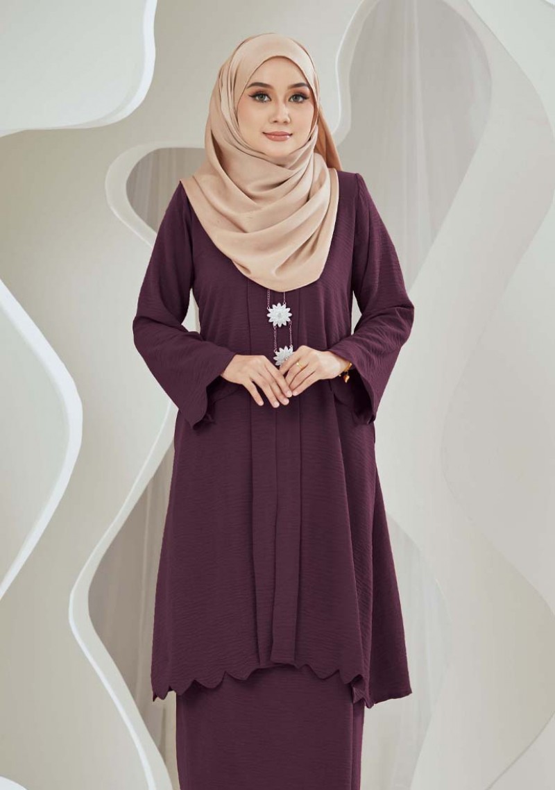 Kebaya Samihah - Dark Purple