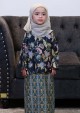 Kurung Dang Tiara Mini Kids - Deep Green