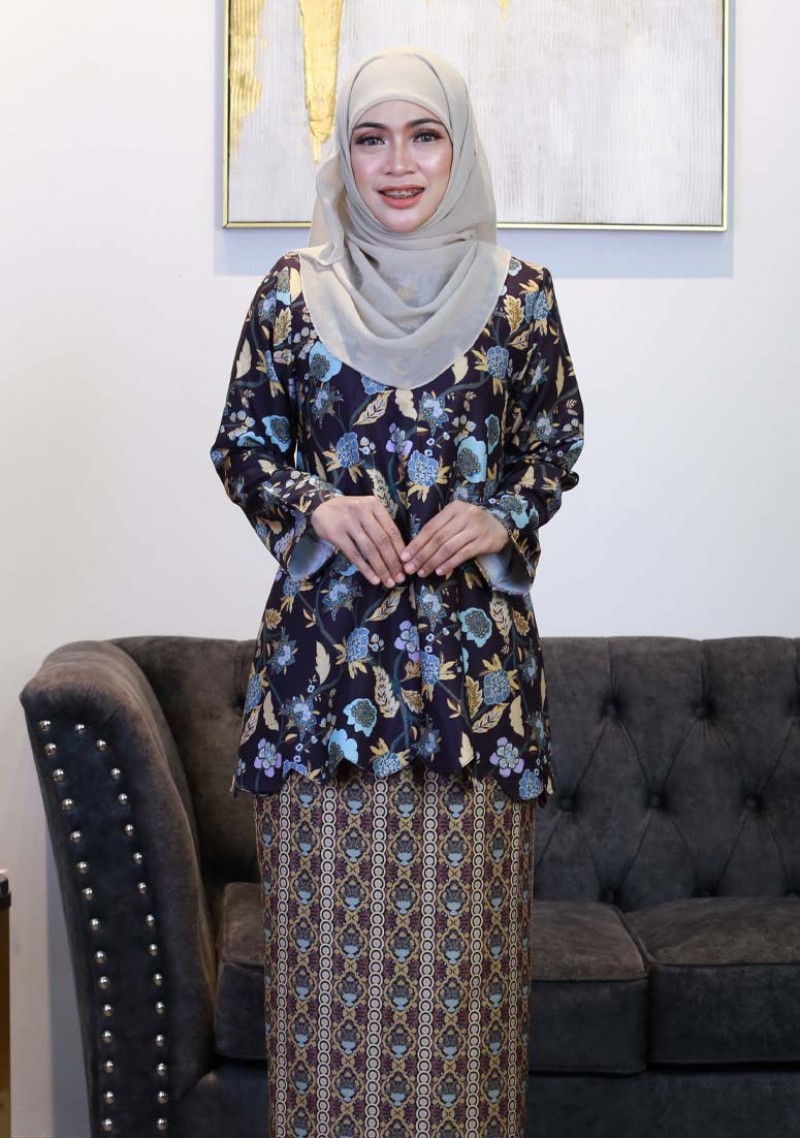 Kurung Dang Tiara Mini - Dark Purple