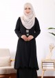 Kurung Lala Scallop - Black
