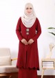 Kurung Lala Scallop - Plum