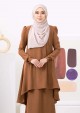 Kurung Lily Clara - Cinnamon