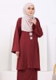 Kurung Nur Zaleha - Maroon