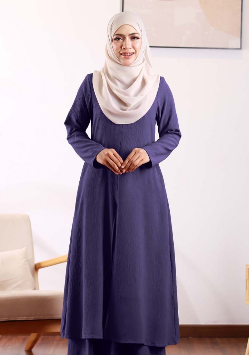 Kurung Princess Siti - Blueberry