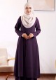 Kurung Princess Siti - Dark Purple