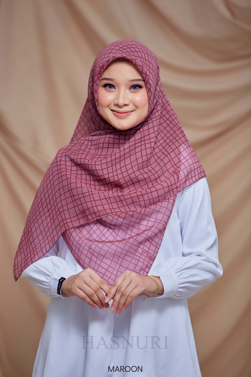 Scarf Awrya - Maroon