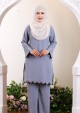 Suit Nur Scallop - Blue Grey