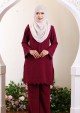Suit Nur Scallop - Plum