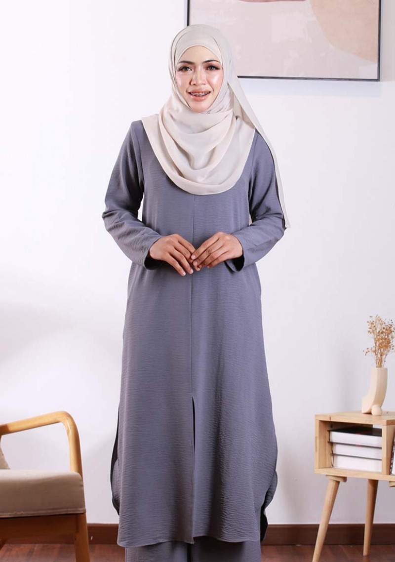 Suit Nur Sharra - Grey
