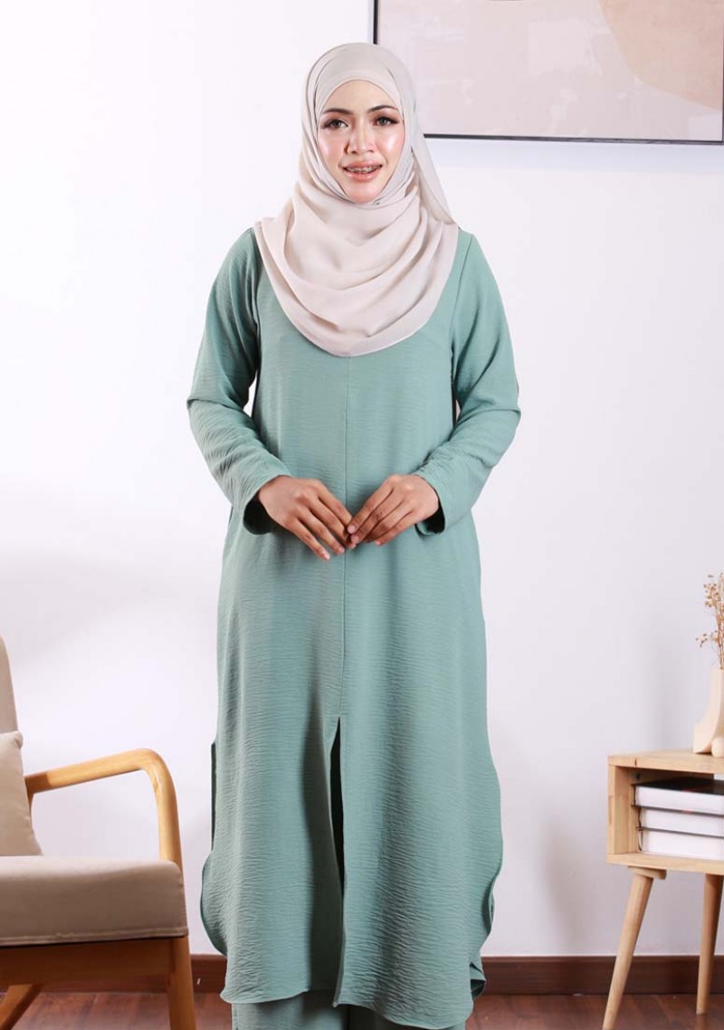 Suit Nur Sharra - Mint Green