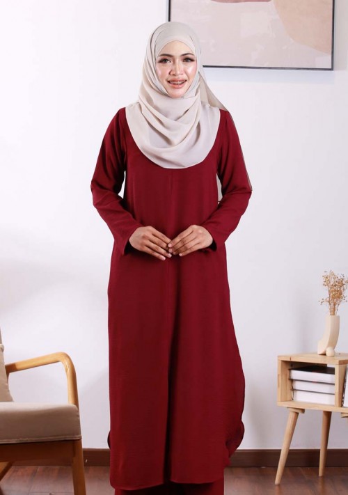 Suit Nur Sharra - Plum