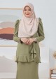 Kurung Ariana - Matcha Green
