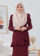 Kurung Ariana - Maroon